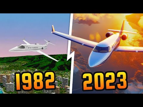 Evolution of Microsoft Flight Simulator (1982-2023)