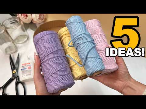 5 INCREDIBLE IDEAS FOR CREATING INTERIOR ITEMS FROM TRASH! 🥰HOME DECOR