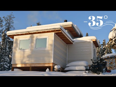 -35° Freezing Cold Cabin Life