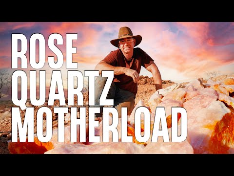 Rose Quartz Crystals Rock Hounding #gemstones #mining