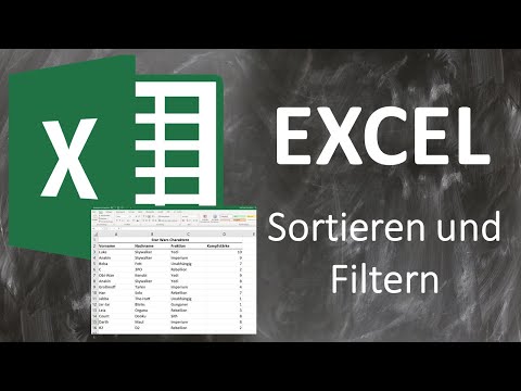 EXCEL Tutorial (Deutsch): Part 4 Sortieren und filtern