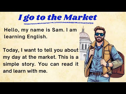 I go to the Market    Graded Reader    Improve Your English    Listen And Practice    Learn English