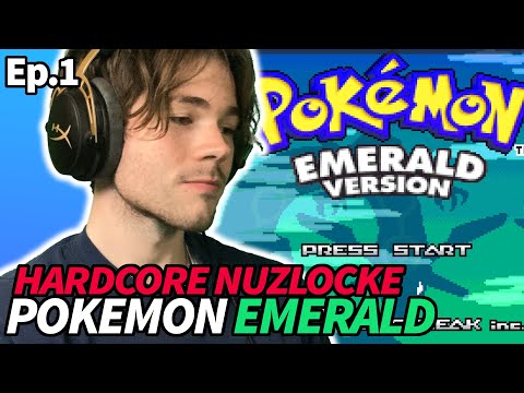 MY FIRST HARDCORE NUZLOCKE??? | Pokémon Emerald HARDCORE NUZLOCKE w/ FLYBOY Ep. 1