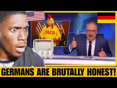 American Reacts to German TV Show Brutally Destroying Donald Trump