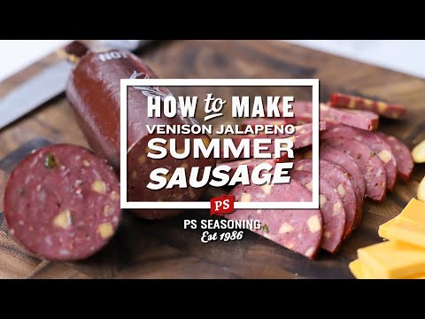 How to Make Venison Jalapeno Cheddar Summer Sausage (with Culture)
