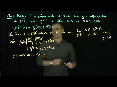 A Proof of the Chain Rule