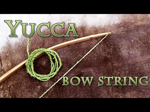 How to make a Yucca Bow String
