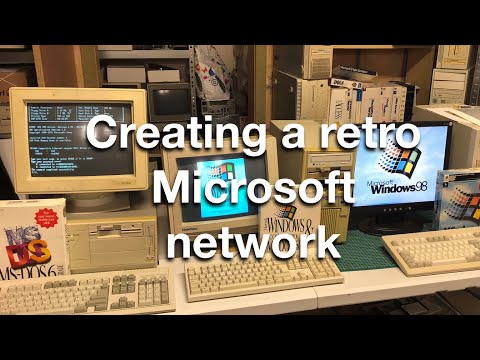 Creating a retro Microsoft network using real retro hardware