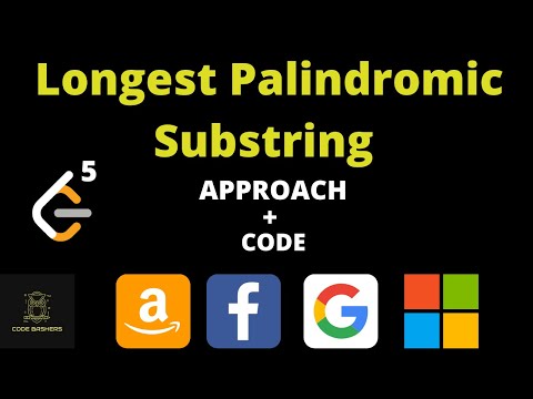 Longest Palindromic Substring Leetcode | Leetcode 5 | Approach And Code ( C++ )