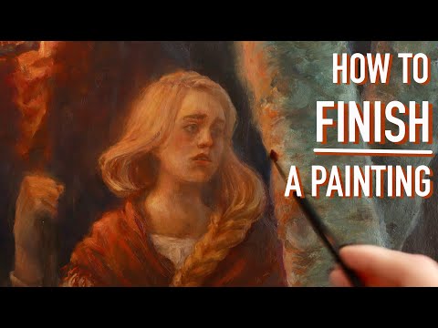 Creating an Oil Painting FROM IMAGINATION - Part 7: Glazing & Final Touches