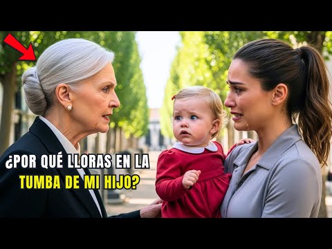 Una Empresaria Visita la Tumba de su Hijo y Encuentra a una Mujer Española Llorando con una Niña…