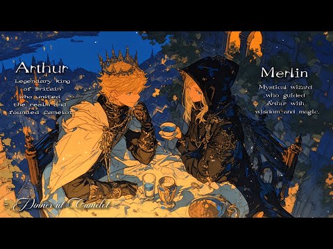 【異世界ケルト音楽】「アーサーと不思議なディナーwithマーリン-Arthur and a Mysterious Dinner with Merlin」キャメロットのレストランで食事をする1時間の旅