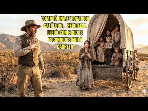 COMPRÓ UNA ESPOSA POR CATÁLOGO... PERO ELLA LLEGÓ CON 6 HIJOS ESCONDIDOS EN LA CARRETA