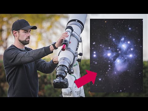 Taking a Picture of PLEIADES From My Backyard...