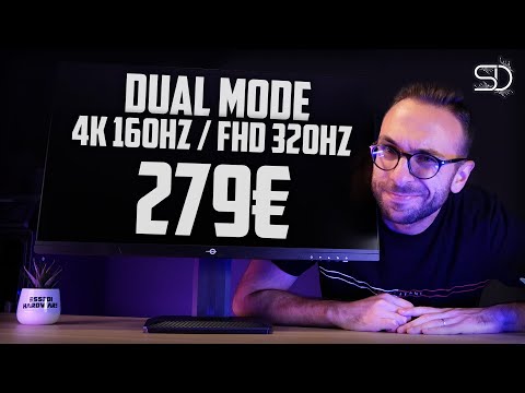TITAN ARMY P2712V - MONITOR DA GAMING ECONOMICO DUAL MODE (FHD 320Hz/4K 160Hz)