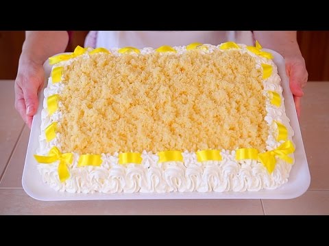 TORTA MIMOSA Ricetta Speciale Dedicata alle Donne - Italian Mimosa Cake Recipe