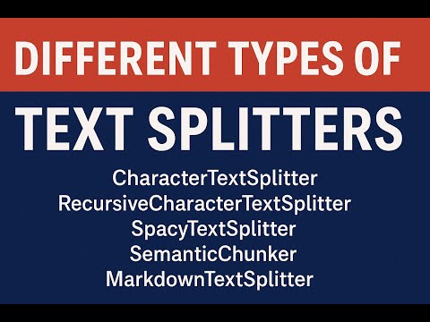 Understanding LangChain Text Splitters for RAG — Explained Simply!