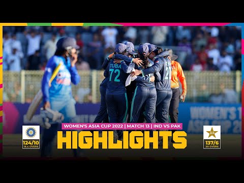 ACC | Women's Asia Cup 2022 | Match 13 | India vs Pakistan