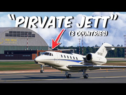 I Flew @IShowSpeed IRL Stream Route in a MSFS 2024 | Estonia ✈ Latvia ✈ Lithuania | Citation X