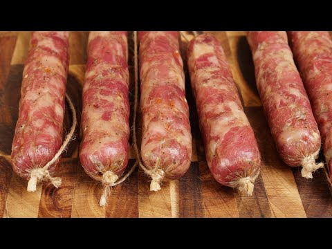 Homemade Sausage in the Oven. A SIMPLE Ukrainian Sausage Recipe / How to Make Homemade Sausage