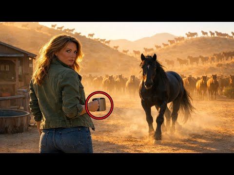 Female Veteran Gives Water to Baby Horse — Next Day, 200 Wild Mustangs Surround Her Small Ranch