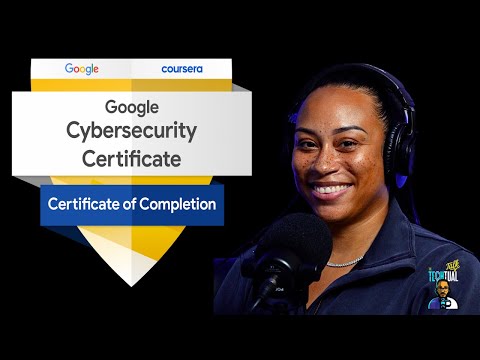 THE Google Cyber Security Certificate helped her get a Cyber Security Job w/ no EXPERIENCE
