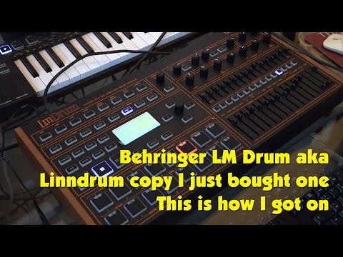 Behringer LM Drum aka Linndrum copy I just bought one this is how I got on