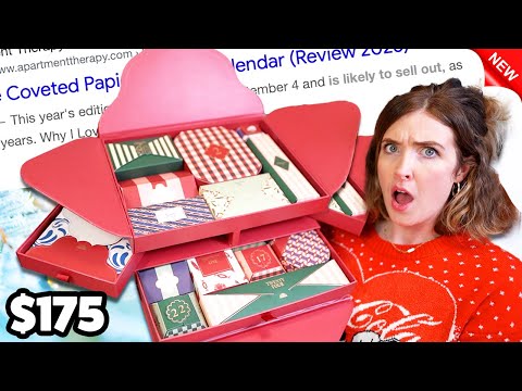 I Bought $175 PAPIER Advent Calendar That SELLS OUT Every Year..
