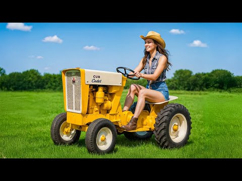 10 CUTE GARDEN TRACTORS THAT WE WANT BACK