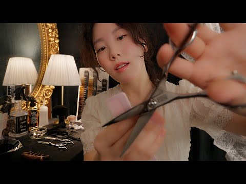 ASMR After-Hours Haircut ✂️🌙 Private Hair Salon Roleplay | Haircut, Brushing, Perm & Shampoo🧴