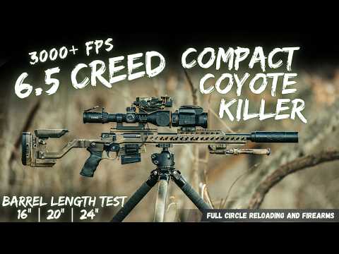 3000fps+ 6.5 Creedmoor: 16", 20", 24" Barrel Test with Hornady's 100 ELDVT