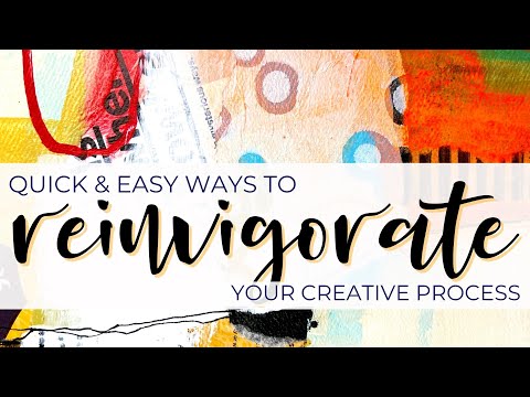 Reinvigorate your creative process with experimentation  #bebrave #getunstuck #abstractpainting