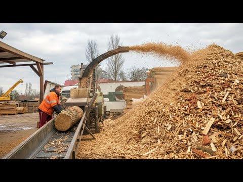 Insatiable Shredder: MEGA Destruction of Wood!