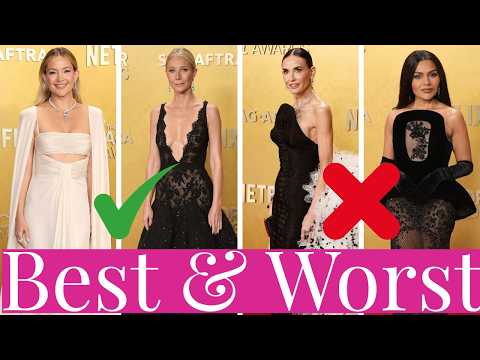 Best & Worst SAG Actor Awards Fashion: Kate Hudson, Demi Moore, Mindy Kaling, Kristen Bell