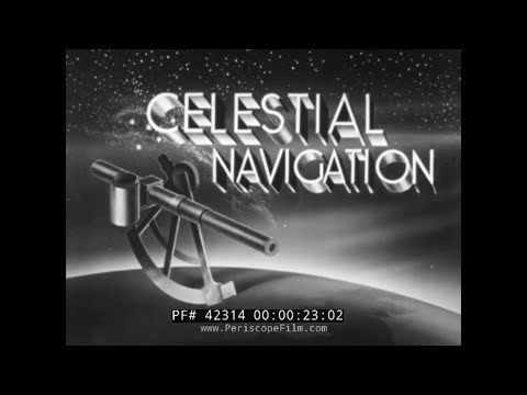 WWII U.S. ARMY AIR FORCE TRAINING FILM  " CELESTIAL NAVIGATION " FILM   GREENWICH MERIDIAN 42314