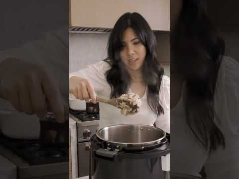 Making Truffle Mushroom Risotto in the Pressure Cooker! | HONEYSUCKLE