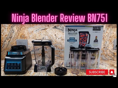 Ninja  Blender Professional Plus DUO 1400 peak Watts 72 oz.  BN751with Accessories Excellent Review