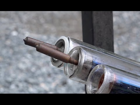 Solar Sand Battery Evacuated Tube Implosion Solar Water Heater Thermal Storage