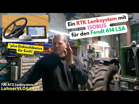 LohnerVLOG#451 RTK Lenksystem mit ISOBUS für den Fendt Favorit 614 LSA I FJD AT2 Vorstellung I CTEC