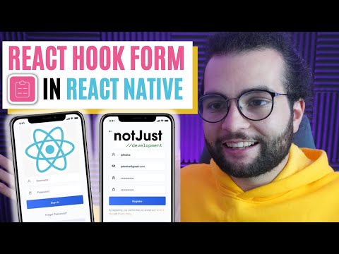 Authentication Form in React Native using React Hook Form (tutorial for beginners)