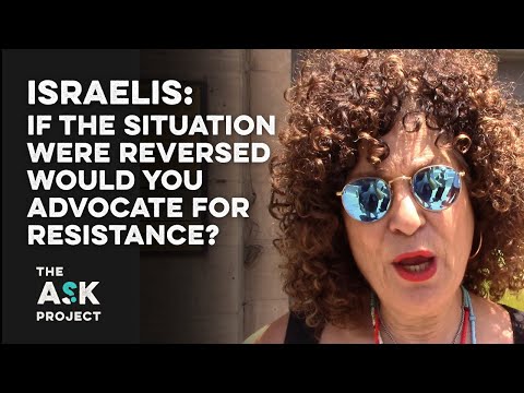 Israelis: If the Jews were in the position of the Palestinians, would you resist? (improved audio)