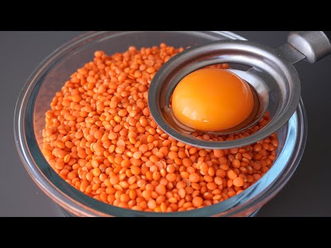 Mix Lentils And Egg, It Tastes Better Than Meat! Few People Know This Simple And Healthy Recipe