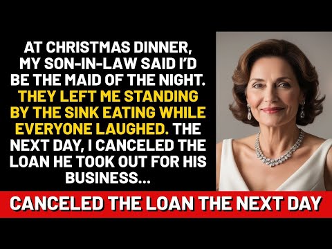 At Christmas dinner, my son-in-law said I’d be the maid of the night. They left me standing by the