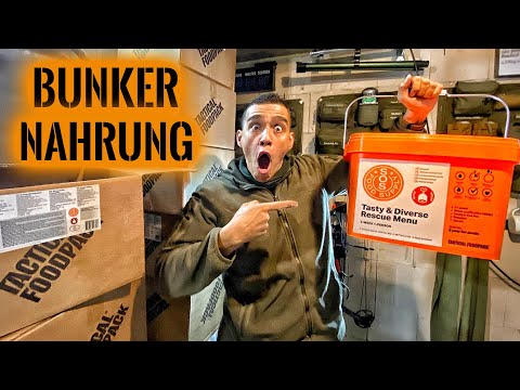 Notfallnahrung im PREPPER BUNKER | Tactical Foodpacks im TEST | Survival Mattin