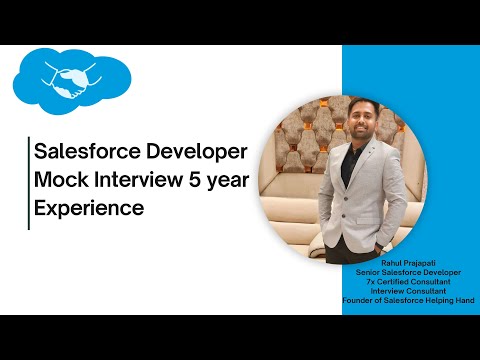 Salesforce Developer Mock Interview #5 #years #2025