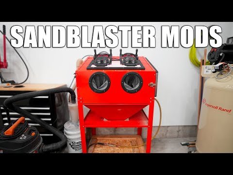 Tips to Make Your Cheap Sandblaster Perform BETTER // Harbor Freight Blast Cabinet