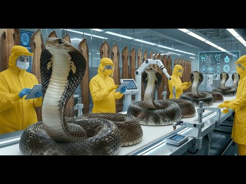 Inside a Snake Bioprocessing Factory: Cobra Venom for Medicine & Leather for Luxury Fashion