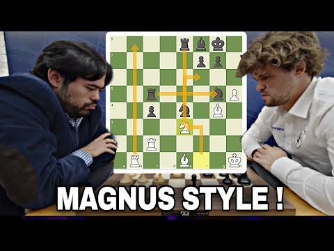 Magnus SQUEEZES Hikaru in a Brilliant Endgame!! ๐ณ