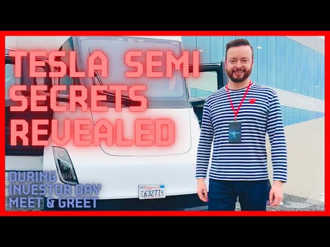 Tesla Semi Secrets revealed exclusively at Investor Day Meet & Greet