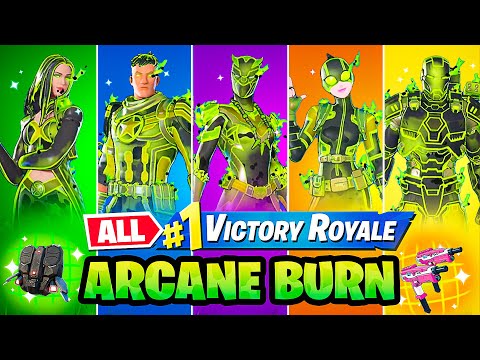 Winning With *EVERY* Arcane Burn BOSS Skin!